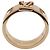Louis Vuitton Pink Gold Band Ring Golden - view 3