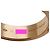 Louis Vuitton Pink Gold Band Ring Golden - view 6