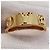 Louis Vuitton Pink Gold Band Ring Golden - view 9