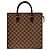 Borsa a mano Louis Vuitton Damier Venice PM Ebene Marrone N51145 Damier ebene