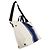 Bottega Veneta Canvas Handtasche Blau Roh - Ansicht 5