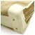 Borsa Loewe Amazona 28 Anagram Beige Crudo - vista 4