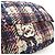 Borsa a Spalla Chanel Tweed Print Coco Mark Chain Rosa Grigio Blu navy - vista 9