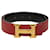 Hermès Cintura Hermes Constance H-belt con design reversibile Nero Rosso  - vista 1