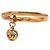 Timeless Bracciale rigido vintage Chanel Coco Mark D'oro - vista 2