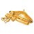 Spilla Basco con Motivo Nastro Chanel D'oro - vista 2