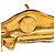Spilla Basco con Motivo Nastro Chanel D'oro - vista 3