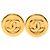 Orecchini a clip tondi Chanel Coco Mark D'oro