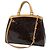 Borsa Louis Vuitton Monogram Vernis GM Bordò - vista 3