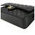 Borsa a tracolla Chanel Matelassé 25 Coco Mark Double Chain Nero - vista 4