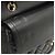 Borsa a tracolla Chanel Matelassé 25 Coco Mark Double Chain Nero - vista 9