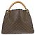 Borsa Louis Vuitton Artsy Monogram Canvas MM Marrone
