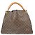 Borsa Louis Vuitton Artsy Monogram Canvas MM Marrone - vista 2