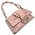 Borsa a tracolla in pelle rosa Christian Dior - vista 3