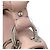 Borsa a tracolla in pelle rosa Christian Dior - vista 9