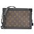 Borsa a tracolla Louis Vuitton Monogram Solar Ray Soft Trunk M44478 Marrone