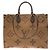 Borsa Louis Vuitton Monogram Giant OnTheGo GM Marrone - vista 2