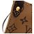 Borsa Louis Vuitton Monogram Giant OnTheGo GM Marrone - vista 5