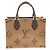Borsa Louis Vuitton Monogram Giant OnTheGo PM Marrone - vista 2