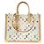 Borsa Louis Vuitton Multicolor OnTheGo Trunk MM Bianco