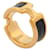 Ring Hermès NUOVO Anello HERMES OLYMPE PM H500058FC8955 S T52 PELLE DI VITELLO NERO & ORO  - vista 1