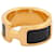 Ring Hermès NUOVO Anello HERMES OLYMPE PM H500058FC8955 S T52 PELLE DI VITELLO NERO & ORO  - vista 3