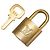 Set di lucchetto e chiave Louis Vuitton D'oro Metallico