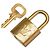 Set di lucchetti Louis Vuitton Cadena D'oro Metallico