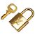 Set lucchetto e chiave Louis Vuitton Accessorio D'oro Metallico