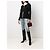 Chanel Y2K schwarze Wolljacke mit Fransen-Details - Ansicht 2