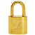 Set lucchetto e chiave Louis Vuitton D'oro Metallico - vista 2