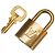 Louis Vuitton Cadena Padlock Key Set Accessory Dourado Metálico