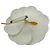 Timeless Broche de tecido Chanel Camelia Branco - vista 3