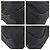 Borsa a tracolla in nylon Prada Tessuto con logo triangle Nero - vista 3