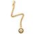 Gabrielle Collana Chanel Vintage CC Open Medallion D'oro Metallico