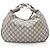 Borsa a tracolla grande Gucci GG Supreme Web Marrone Beige - vista 3