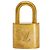 Set di lucchetto e chiave Louis Vuitton Cadena D'oro Metallico - vista 2