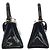 Borsa Versace Sunburst in crine di cavallo Marrone - vista 8