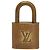 Set di chiavi per lucchetto Louis Vuitton D'oro Metallico - vista 2