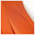 Haut à manches longues à col rond en spandex orange des années 70 Yves Saint Laurent  - vue 5