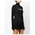 Maglione a collo alto nero elasticizzato Versace Y2K con cut-out sul petto  - vista 5