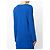 Camicetta in acetato blu a maniche lunghe e girocollo Versace 90s - vista 4