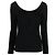 Versace Y2K schwarzer Viskose-Pullover mit besticktem Kristall-Logo