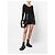 Versace Y2K schwarzer Viskose-Pullover mit besticktem Kristall-Logo - Ansicht 5