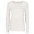 Marni Y2K weißer Baumwollpullover mit blauem Blumendruck