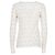 Marni Y2K weißer Baumwollpullover mit blauem Blumendruck - Ansicht 3