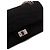 Borsa a tracolla Chanel Y2K in cotone matelassé nero con chiusura Mademoiselle - vista 6
