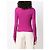 Chanel Y2K Cashmere Rollkragenpullover mit Rippenstruktur in Cyclamen Pink - Ansicht 2