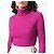 Chanel Y2K Cashmere Rollkragenpullover mit Rippenstruktur in Cyclamen Pink - Ansicht 5