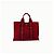Hermès Hermes Vintage Stoff Tragetasche Rot - Ansicht 3
